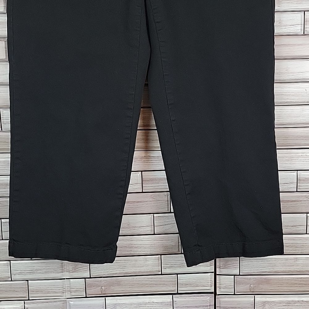 Liz Claiborne capris pant - Black Stretch Cotton Womens Size 4 - Picture 3 of 12